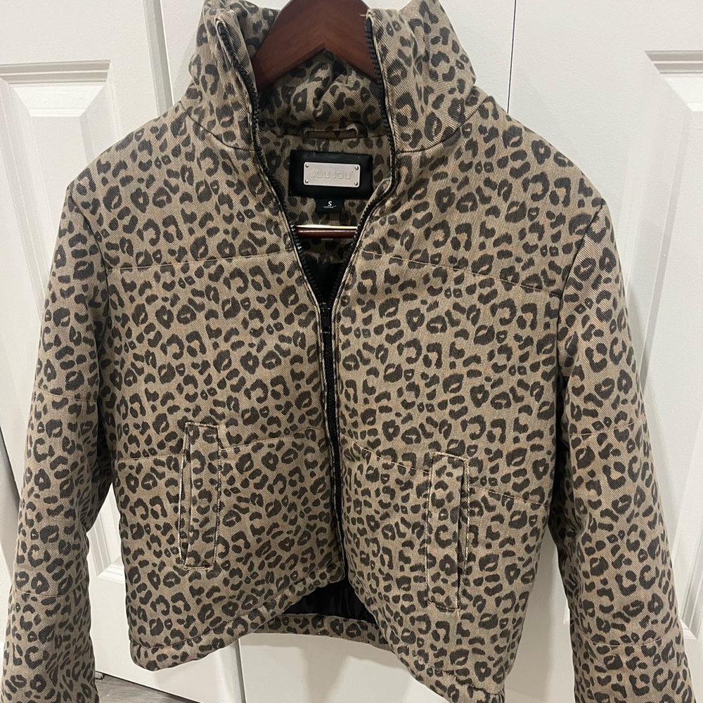 Cheetah print jacket